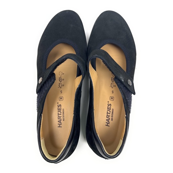 Hartjes Nubuk Lederfutter Black Size 5 Sun - Picture 3 of 5
